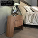 Italian Luxury Solid Wood Modern Special-Shaped Bedroom Bedside Nightstand