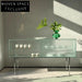 Italian Luxury Tempered Glass Sideboard Storage Cabinet for Modern Living Spaces