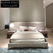 Italian Luxury Upholstered King Size Bed for Master Bedroom Villas
