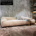 Italian Luxury Velvet Sectional Sofa Set: Modern I-Shape, Legless, Leisure Comfort