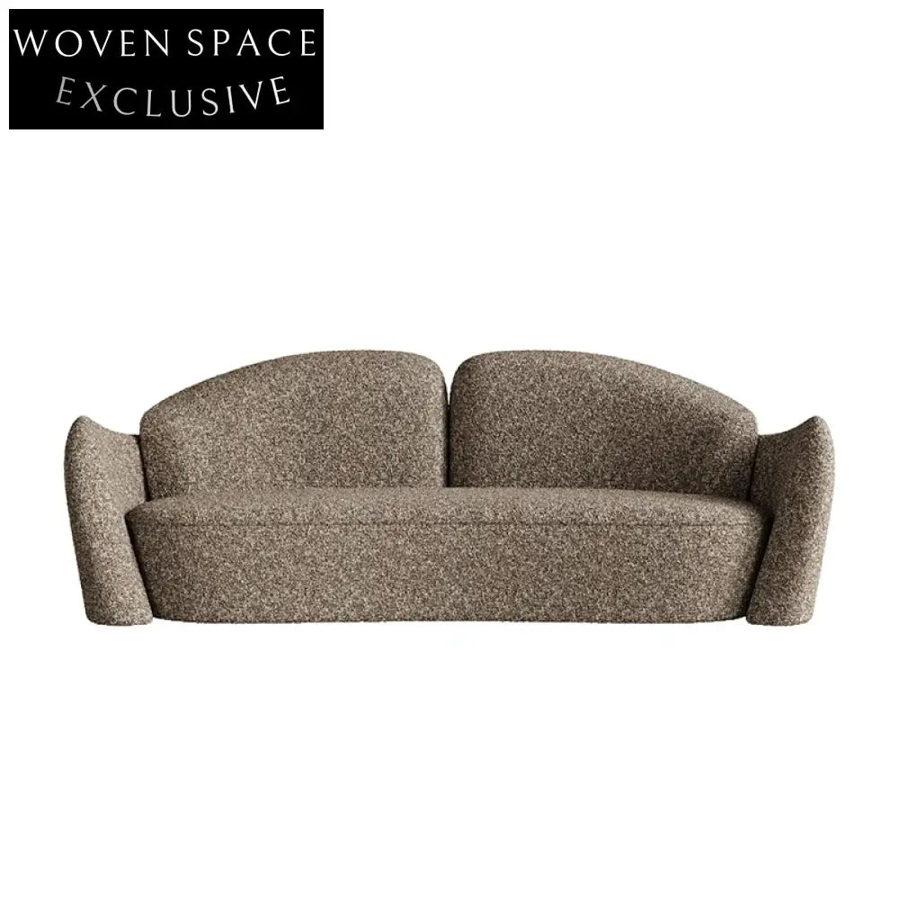 Italian Minimalist Modern Home Living Room 3-Seater Cotton Linen Corner Sofa