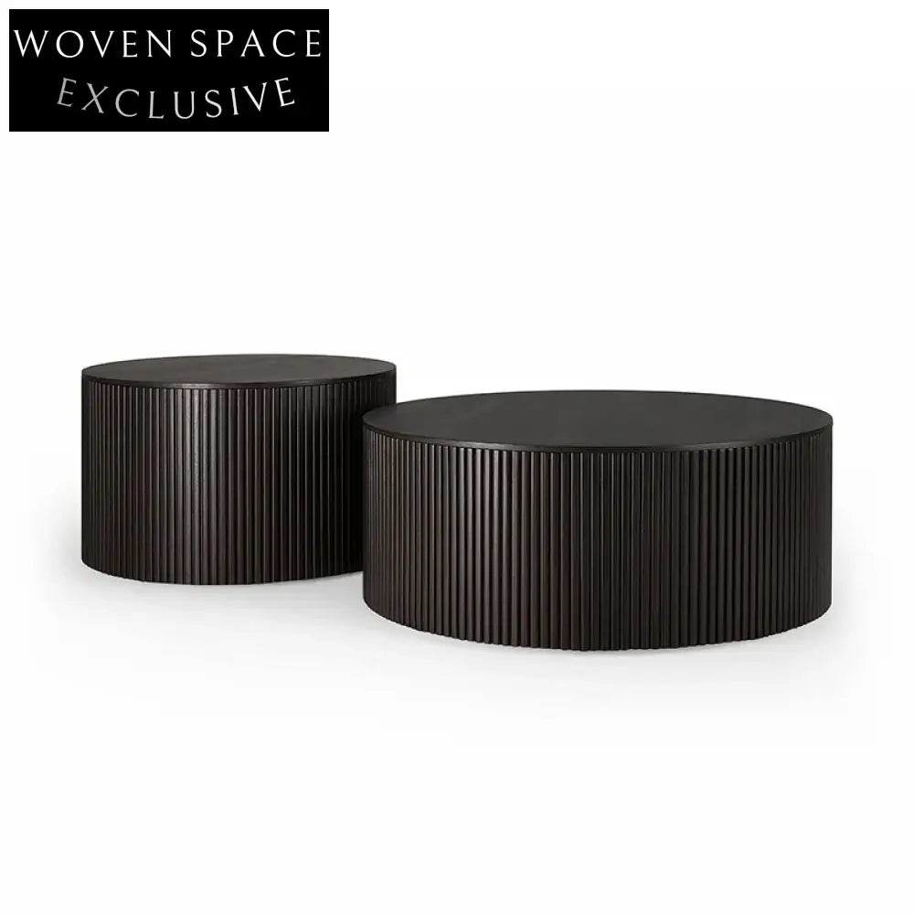 Italian Minimalist Modern Wood Coffee Table for Living Room & Bedroom
