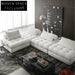 Italian Minimalist Modular Fabric Corner Living Room Sofa Set