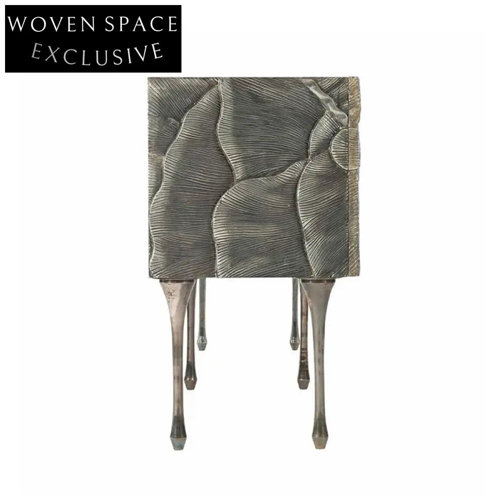 Italian Minimalist Wooden TV Console Cabinet with Storage for Modern Living Rooms