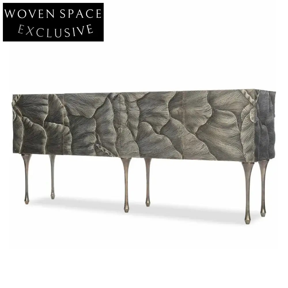 Italian Minimalist Wooden TV Console Cabinet with Storage for Modern Living Rooms