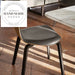 Italian Modern Designer Solid Wood Leather Upholstered Dining Chair