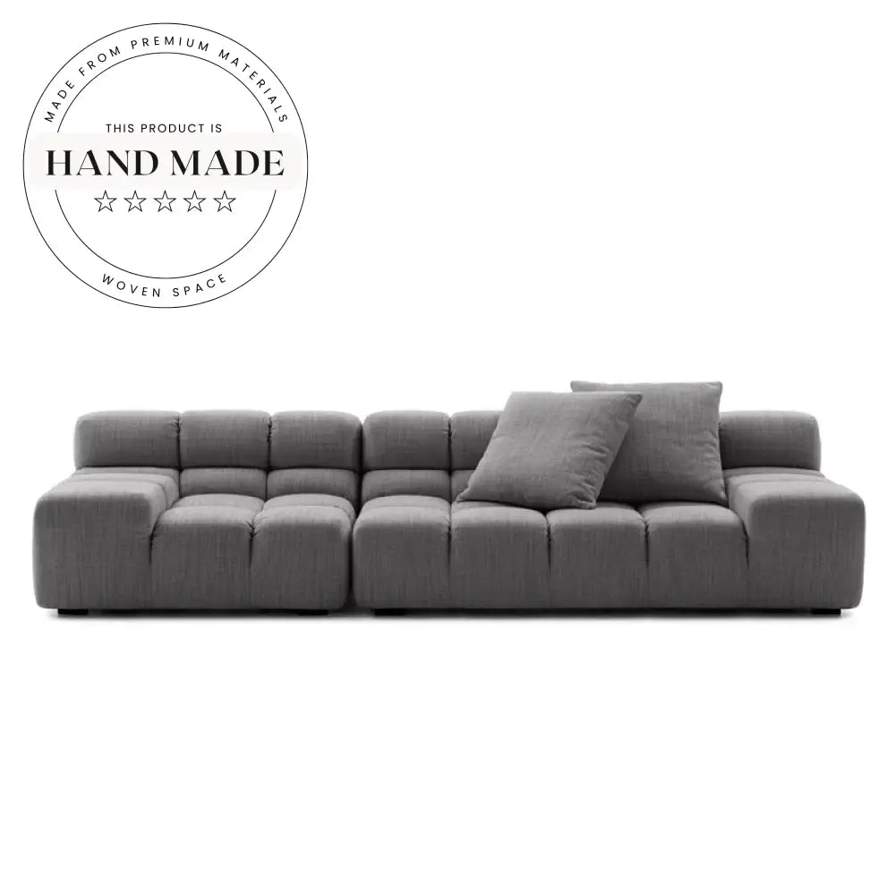 Italian Modern Tufted Modular Fabric L-Shaped Sectional corner sofa