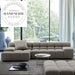 Italian Modern Tufted Modular Fabric L-Shaped Sectional corner sofa