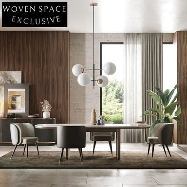 Italian Natural Marble Rectangle Modern Dining Table for Home