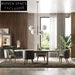 Italian Natural Marble Rectangle Modern Dining Table for Home