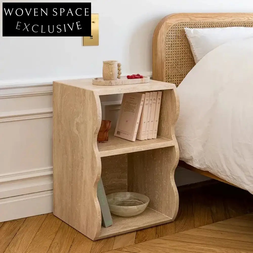 Italian Natural Stone Travertine Modern Living Room Coffee Side Table ...