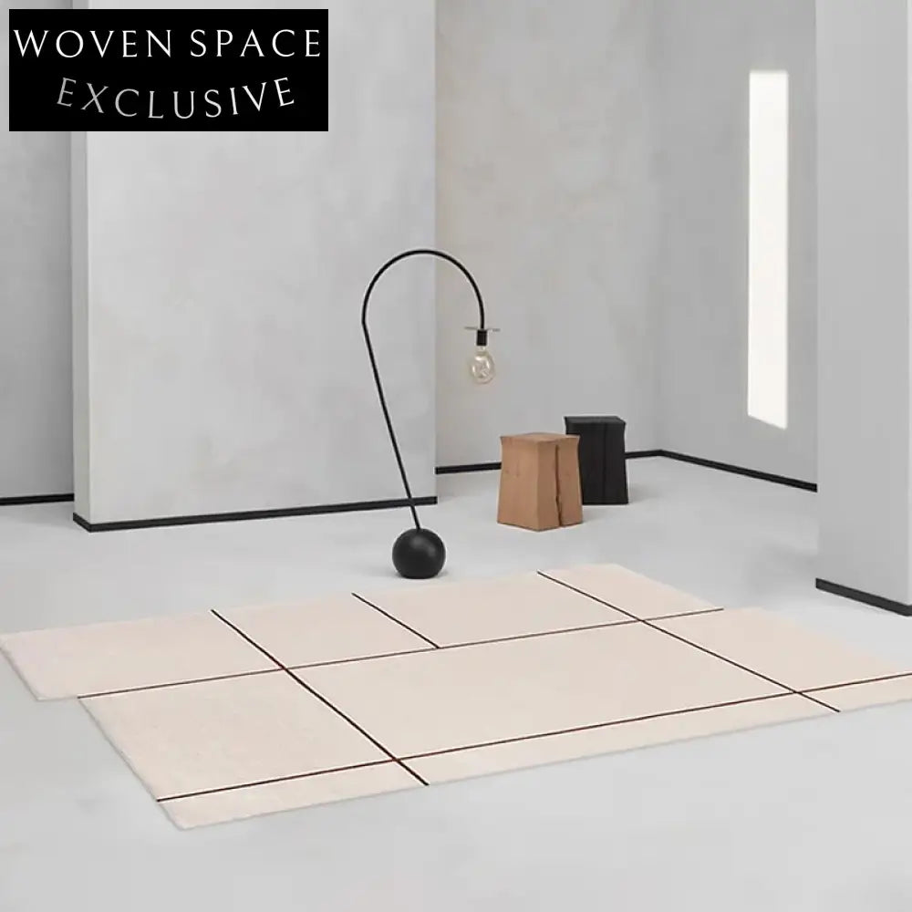 Italian Style Minimalist Modern Polyester Home Area Rug