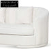 Ivory White Boucle Seater Sofa Sofas