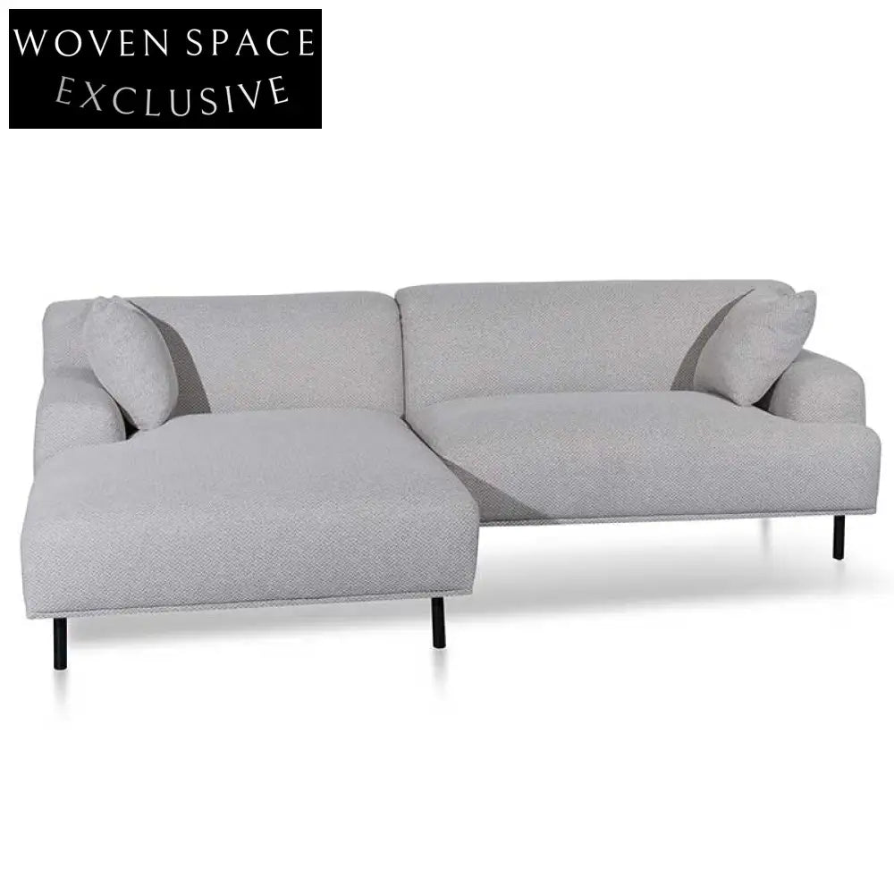 Jasleen Left Chaise Sofa - Sterling Sand Chaise Sofa