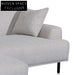 Jasleen Left Chaise Sofa - Sterling Sand Chaise Sofa