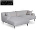 Jasleen Left Chaise Sofa - Sterling Sand Chaise Sofa