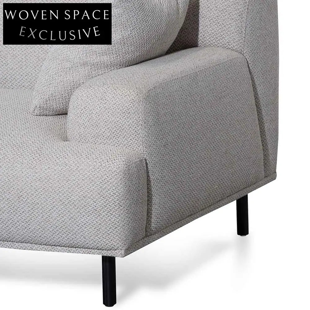 Jasleen Left Chaise Sofa - Sterling Sand Chaise Sofa