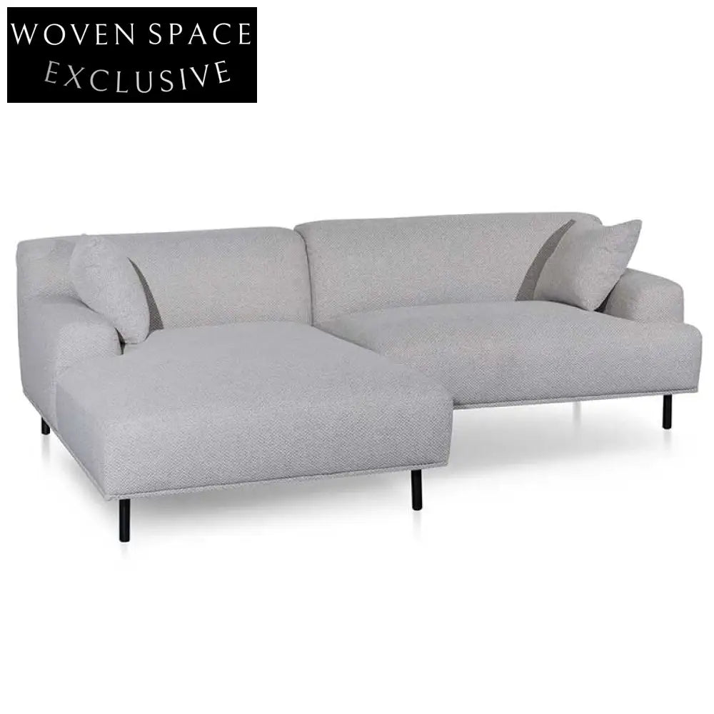 Jasleen Left Chaise Sofa - Sterling Sand Chaise Sofa