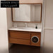 Jayden Wall-Mounted Bathroom Cabinet with Mini Washer & Ceramic Basin