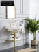 Jeffroi Retro Brass Double-Layer Wash Basin Set