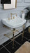 Jeffroi Retro Brass Double-Layer Wash Basin Set