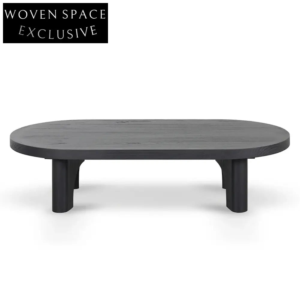 Joe 140cm Coffee table - Full Black Coffee Table