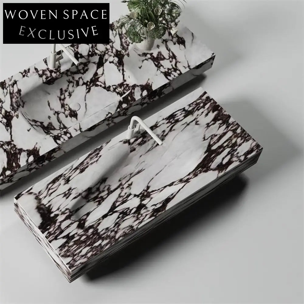 Jonah Fish Belly White Marble Sink