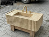 Josephe Trendy Travertine Marble Wash Basin