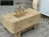 Josephe Trendy Travertine Marble Wash Basin