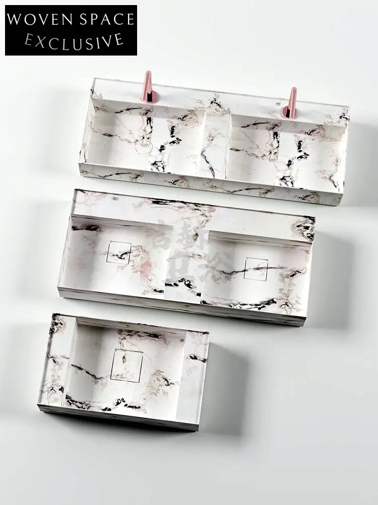 Josiah Panda White Marble Double Basin