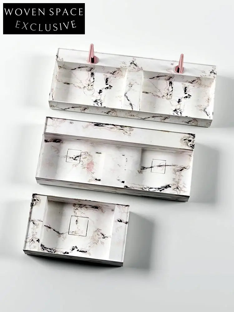 Josiah Panda White Marble Double Basin