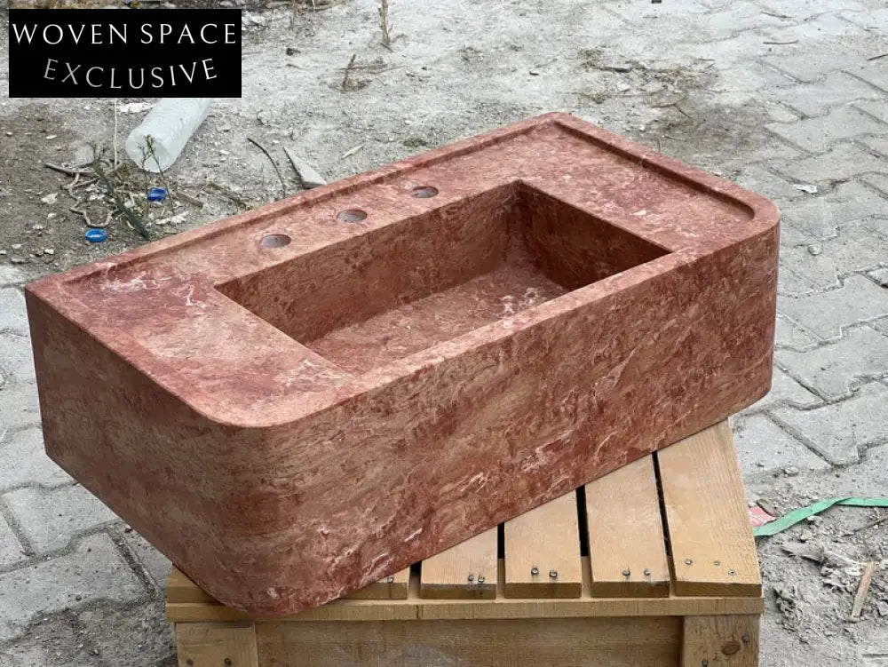 Jourdain Travertine Marble Wash Basin