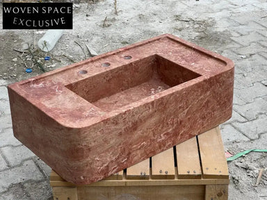 Jourdain Travertine Marble Wash Basin
