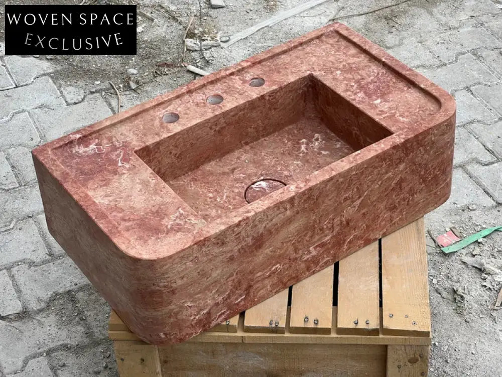 Jourdain Travertine Marble Wash Basin