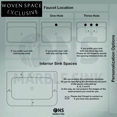 Juin Elegant Wall-Mounted Carrara Marble Sink