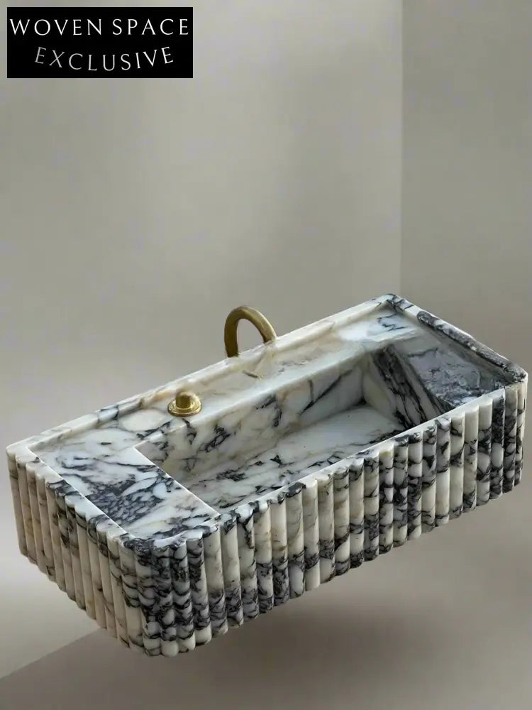 Juste Mooli Home French Retro Wall-Mounted Stone Basin