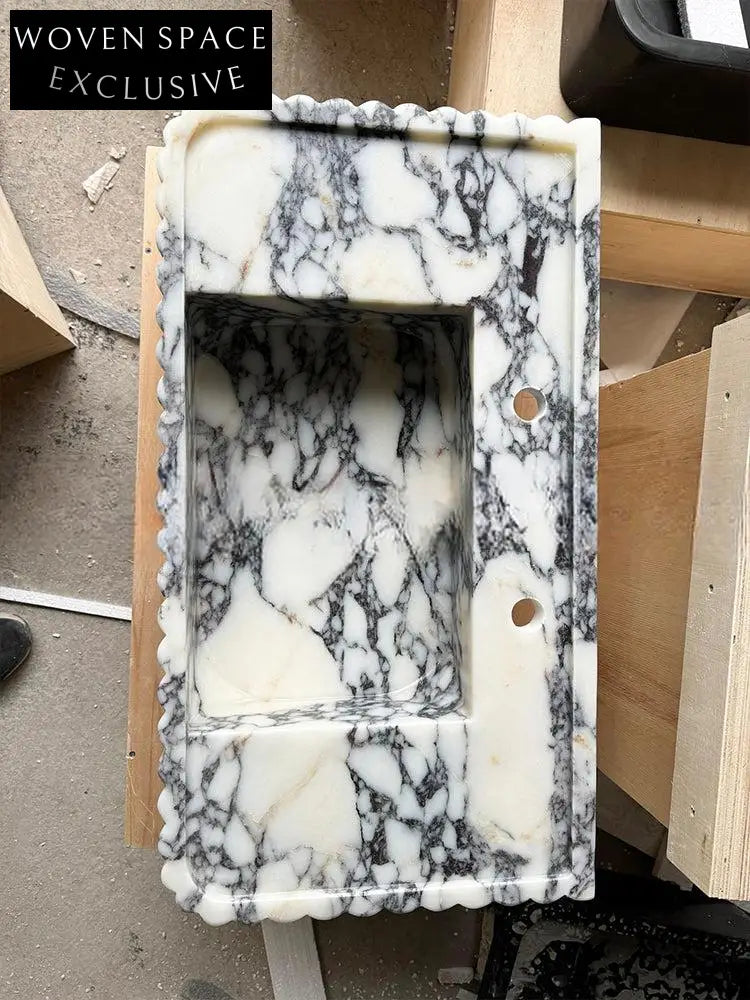 Juste Mooli Home French Retro Wall-Mounted Stone Basin