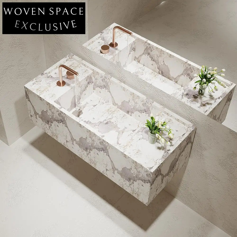 Justin Napoleon Black Bulgari Wall-Mounted Sink