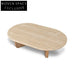 Kalin 1.2m Oval Travertine Coffee Table - Natural Coffee Table