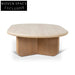 Kalin 1.2m Oval Travertine Coffee Table - Natural Coffee Table