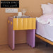 Kids Colorful Creative Design Solid Wood Frame Children's Bedroom Nightstand