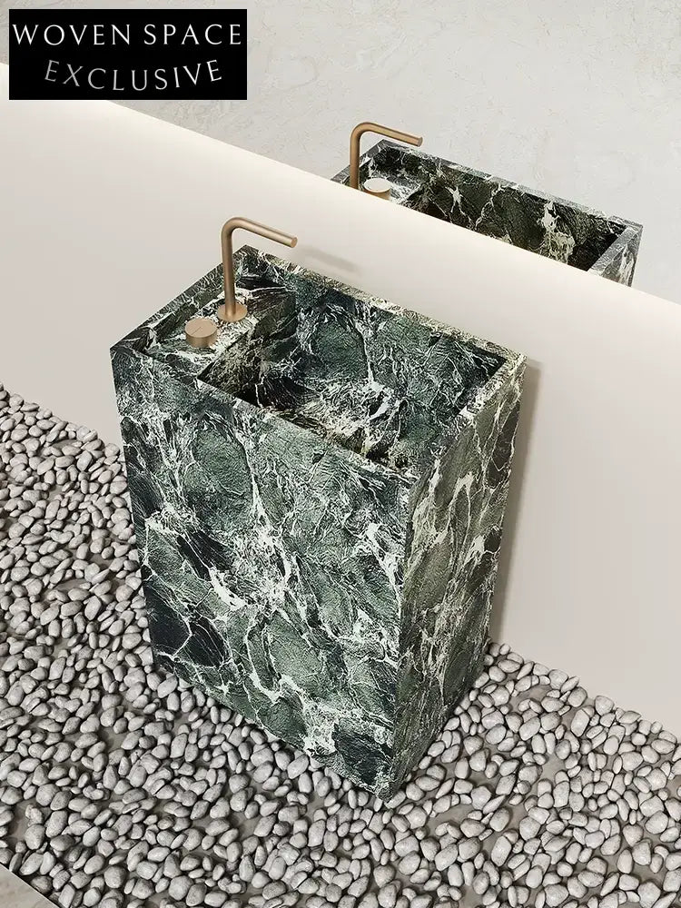 Kinsley Yellow Travertine Marble Sink