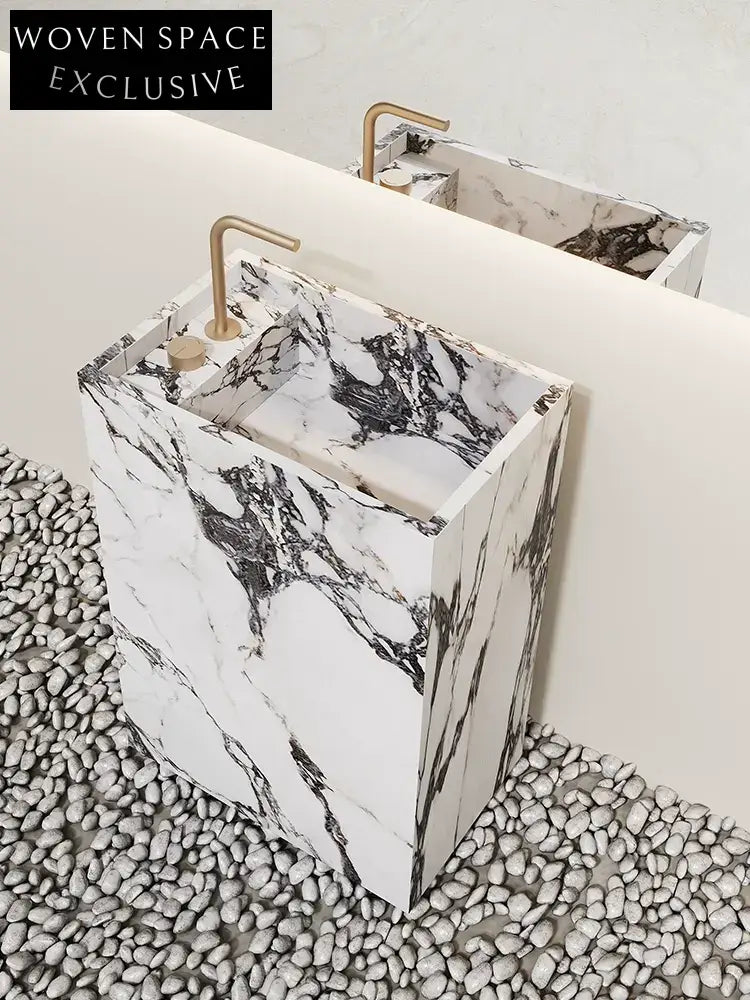 Kinsley Yellow Travertine Marble Sink