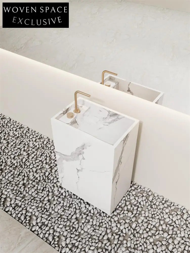 Kinsley Yellow Travertine Marble Sink