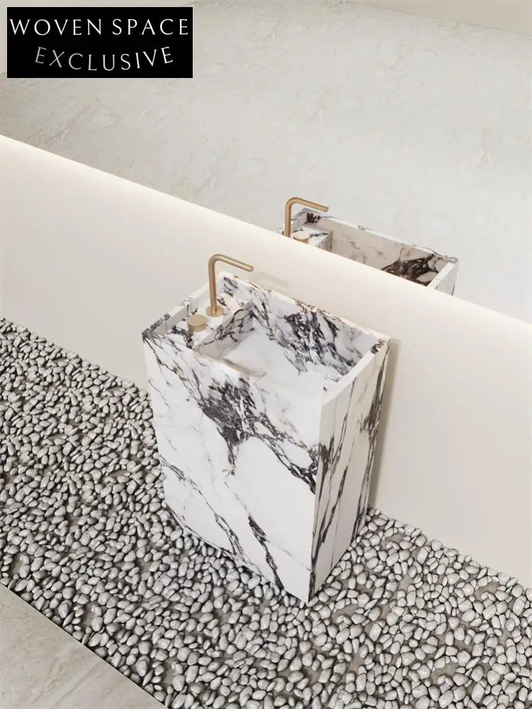 Kinsley Yellow Travertine Marble Sink