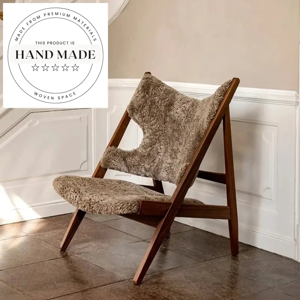Knitted Wool Fabric Modern Recliner Chair for Living Room and Bedroom