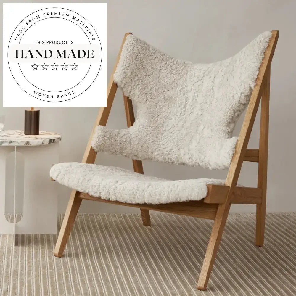 Knitted Wool Fabric Modern Recliner Chair for Living Room and Bedroom