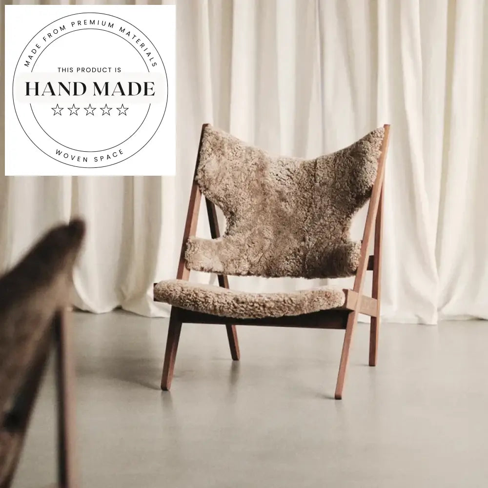 Knitted Wool Fabric Modern Recliner Chair for Living Room and Bedroom