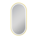 Matte Brushed Gold Non-Luminous Frame Mirror Mounted Vertical or Horizontal