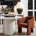 Kylie Dining Chair - Caramel Velvet Dining Chair